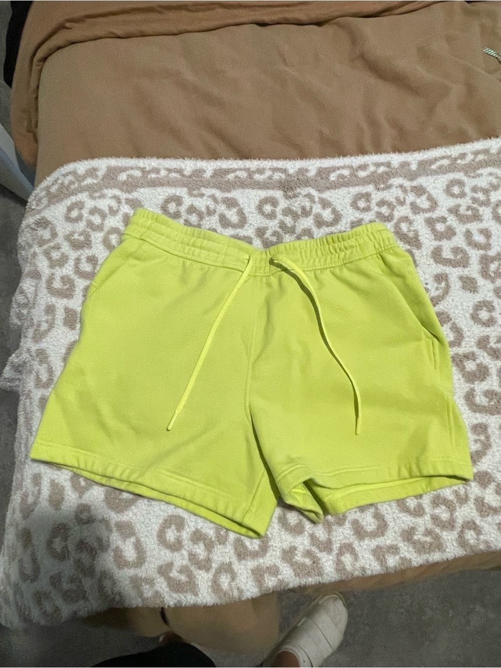 Lululemon Women’s Neon Yellow Lounge Shorts